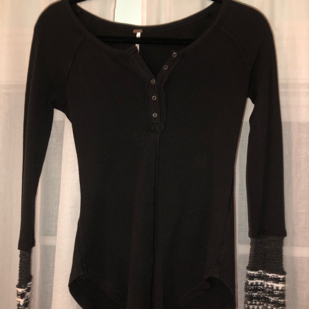 free people waffle style thermal